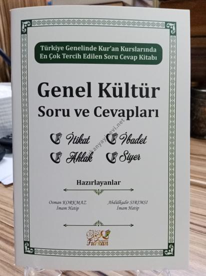 GENEL KÜLTÜR SORU VE CAVAPLARI